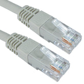 RJ45 (M) to RJ45 (M) CAT6 5m Grey OEM Moulded Boot Copper UTP Network Cable - FIXgenie
